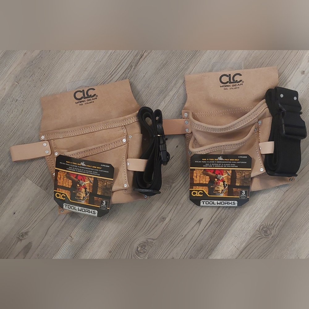 Tan Tool Bag 2pc
